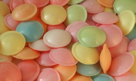 Flying saucer sweets.