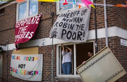 ‘We were very angry’ … Carpenters estate during the occupation in 2014.