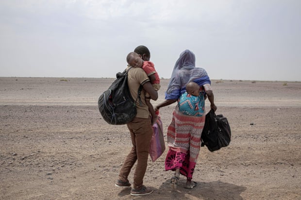 A family from Mali in Yemen, July 2019.