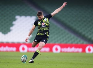 Byrne kicks a penalty
