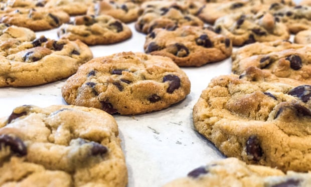 Ravneet Gill’s first online lesson shows how to make these chocolate chip cookies.