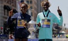 Lokedi wins Boston Marathon in record time as Korir joins brother as men's champion