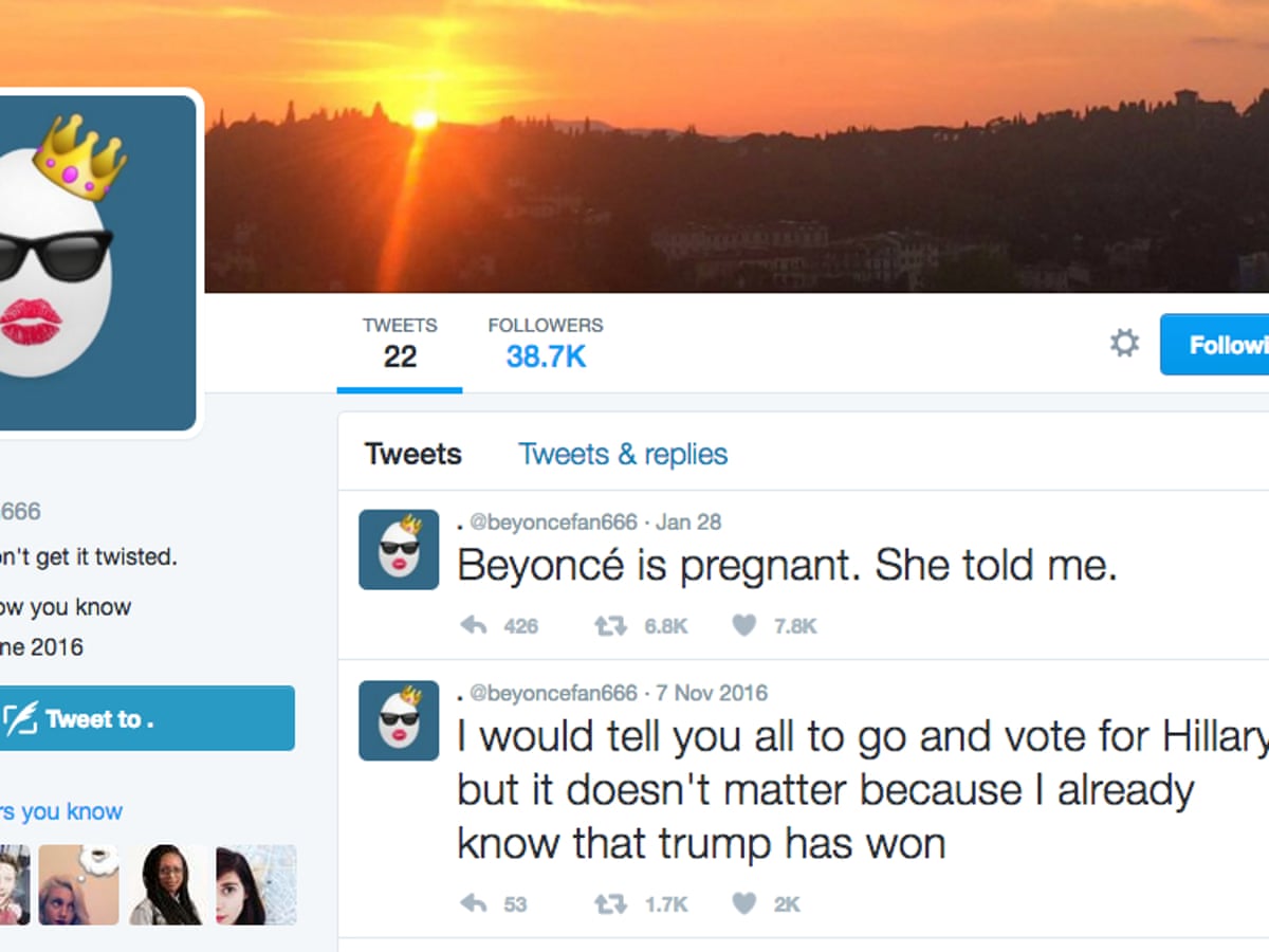Beyoncefan666 The Twitter Account Predicting The Future Twitter The Guardian Beyoncefan666 The Twitter Account Predicting The Future Twitter The Guardian
