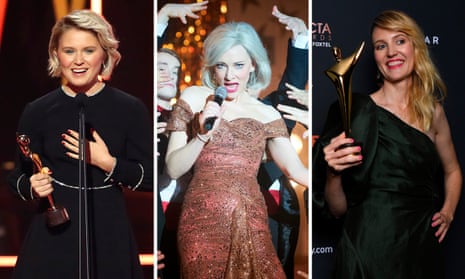 Eliza Scanlen, Cate Blanchett and Shannon Murphy, who won big at the 2020 Aactas.