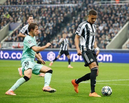 Premier League: 10 things to Look Out for this Weekend 4 Malick Thiaw on the ball for Newcastle