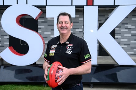 Ross Lyon after being announced as the new coach of St Kilda.