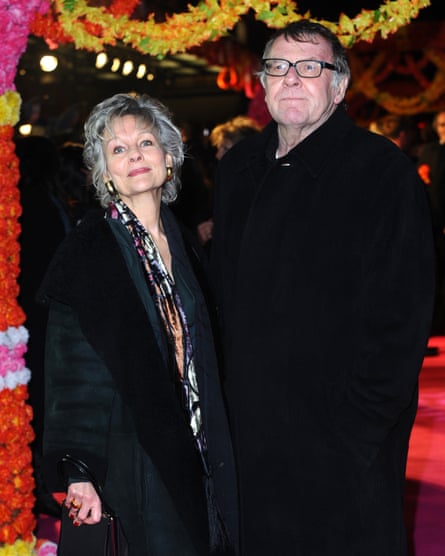 Wilkinson and Diana Hardcastle at the 2012 premiere of The Best Exotic Marigold Hotel.