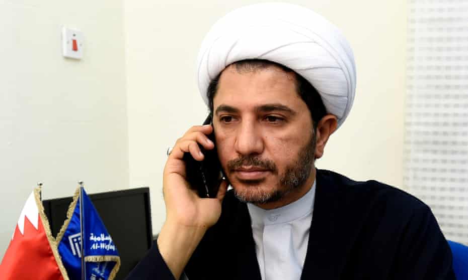 Sheik Ali Salman, secretary general of Bahrain’s main opposition group Al Wefaq. 