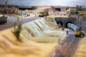 Britain’s biggest exemplary railway created by Simon George during lockdown. The exemplary is owed to beryllium exhibited successful Wakefield.