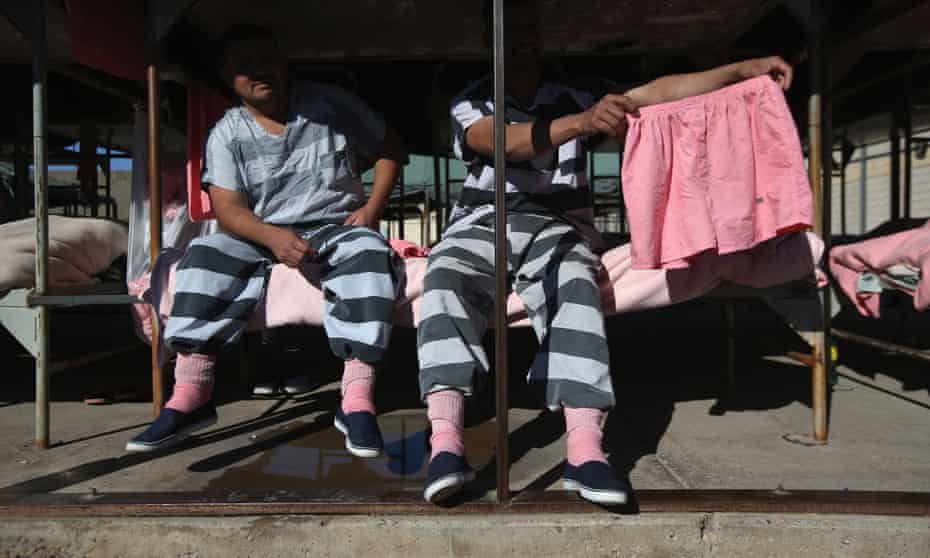 Joe Arpaio signed for each of my team a poster showing a brutish-looking prisoner wearing the pink underwear: it was designed, like the rest of the place, to humiliate and increase the mental torture.