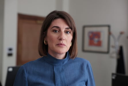 Gabby Bertin in her Westminster office