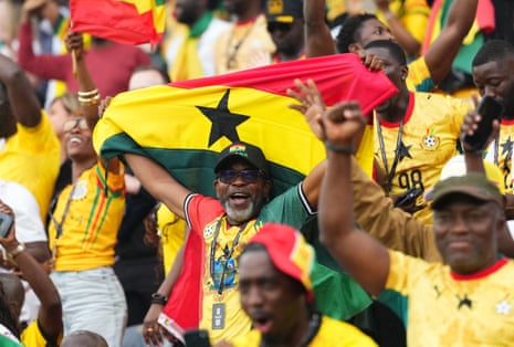 At least the Ghana fans are enjoying themselves