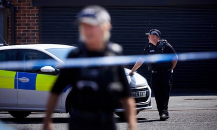 BLACKBURN, 20 May 2020 - The scene in Blackburn where Aya Hachem, a 19 year old law student, was shot and killed last Sunday. Christopher Thomond for The Guardian.