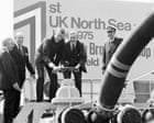 The first North Sea oil is pumped ashore in Britain – archive, June 1975