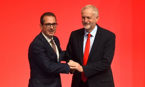 Owen Smith and Jeremy Corbyn during the contest for the Labour leadership in 2016, which they both contested.