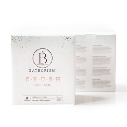 Bathorium The Crush 8-Pack Gift Set on a grey background