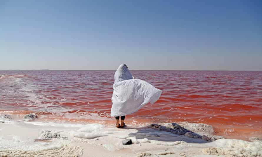 Lake Urmia in northwest Iran