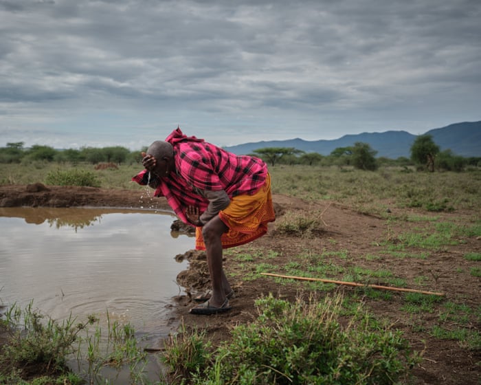 ‘All we can do now is pray they continue’: Maasai welcome the first rains but know that drought is far from over