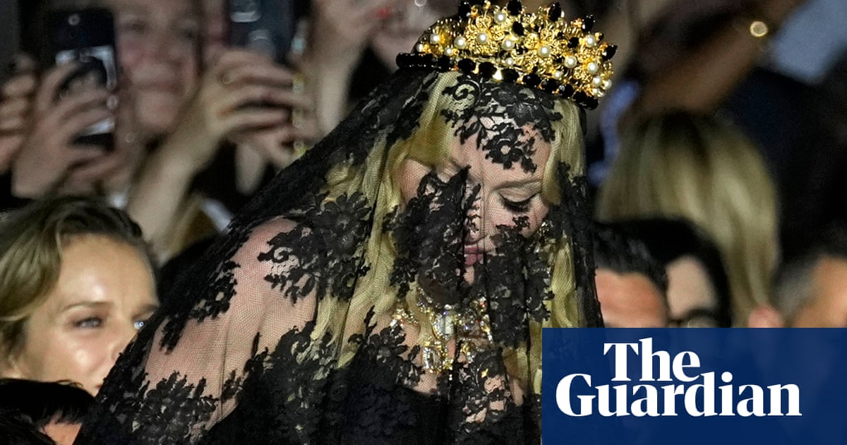 Madonna Shines at Dolce&Gabbana Show in Milan
