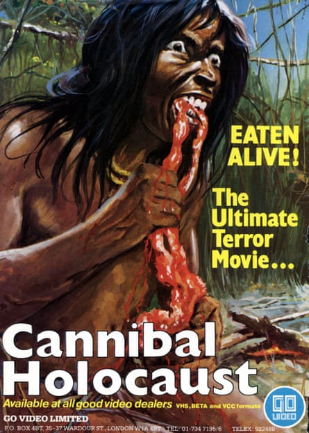 film poster for cannibal holocaust