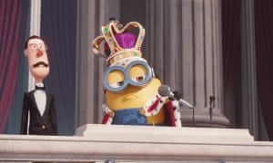 A minion dropping the mic.