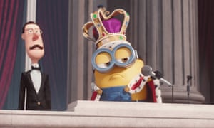 A minion dropping the mic