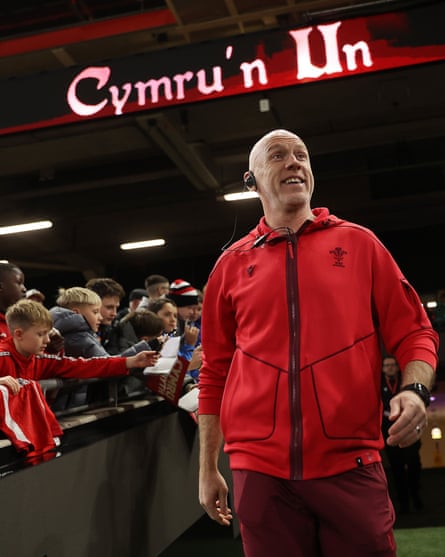 Steve Tandy walks out of the tunnel during a Wales training session at the Principality Stadium