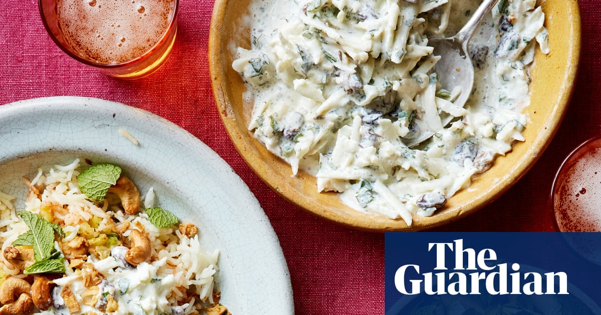 Ravinder Bhogal’s New Year recipes for paneer biryani and Indian-style tiramisu