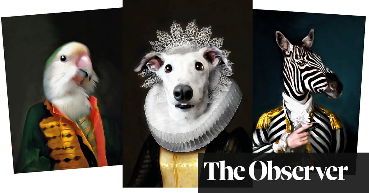 Ruff sketch: animal portraits in the style of old masters – in pictures