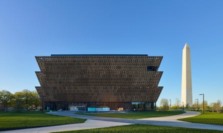 The building for the Smithsonian National Museum of African American History and Culture was designed by Tanzanian-born Briton David Adjaye.