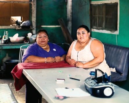 Two women sitting at a table