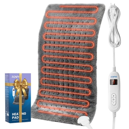A product photo of a Renpho Fabric Heating Pad
