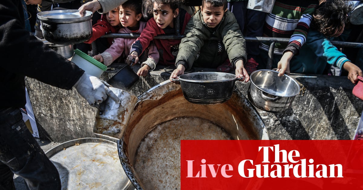 Middle East crisis live: Israeli government blocking âlifesaving aidâ, Human Rights Watch says; Palestinian Authority PM resigns | Israel-Gaza war