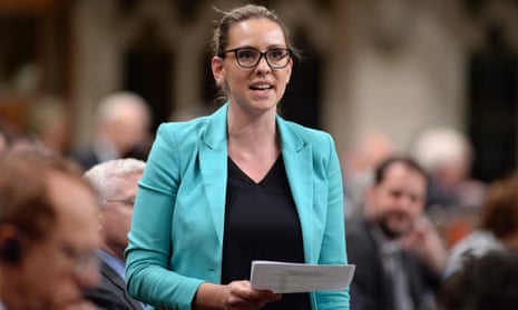 Footage showed Justin Trudeau elbowing Ruth Ellen Brosseau, and her wincing in pain, as he pulled a parliamentarian away from the group.