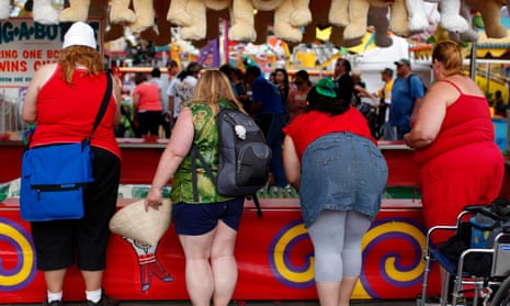 People attend a fair in Del Mar, California