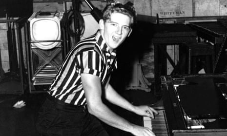 ‘Swaggering, ecstatic, vulnerable, orgasmic, postcoital’ ... Jerry Lee Lewis in 1957.