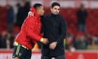 Mikel Arteta praises Gabriel Jesus’s toughness before Aston Villa showdown