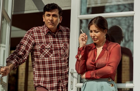 Ace Bhatti and Laila Rouass in The Effects of Lying.