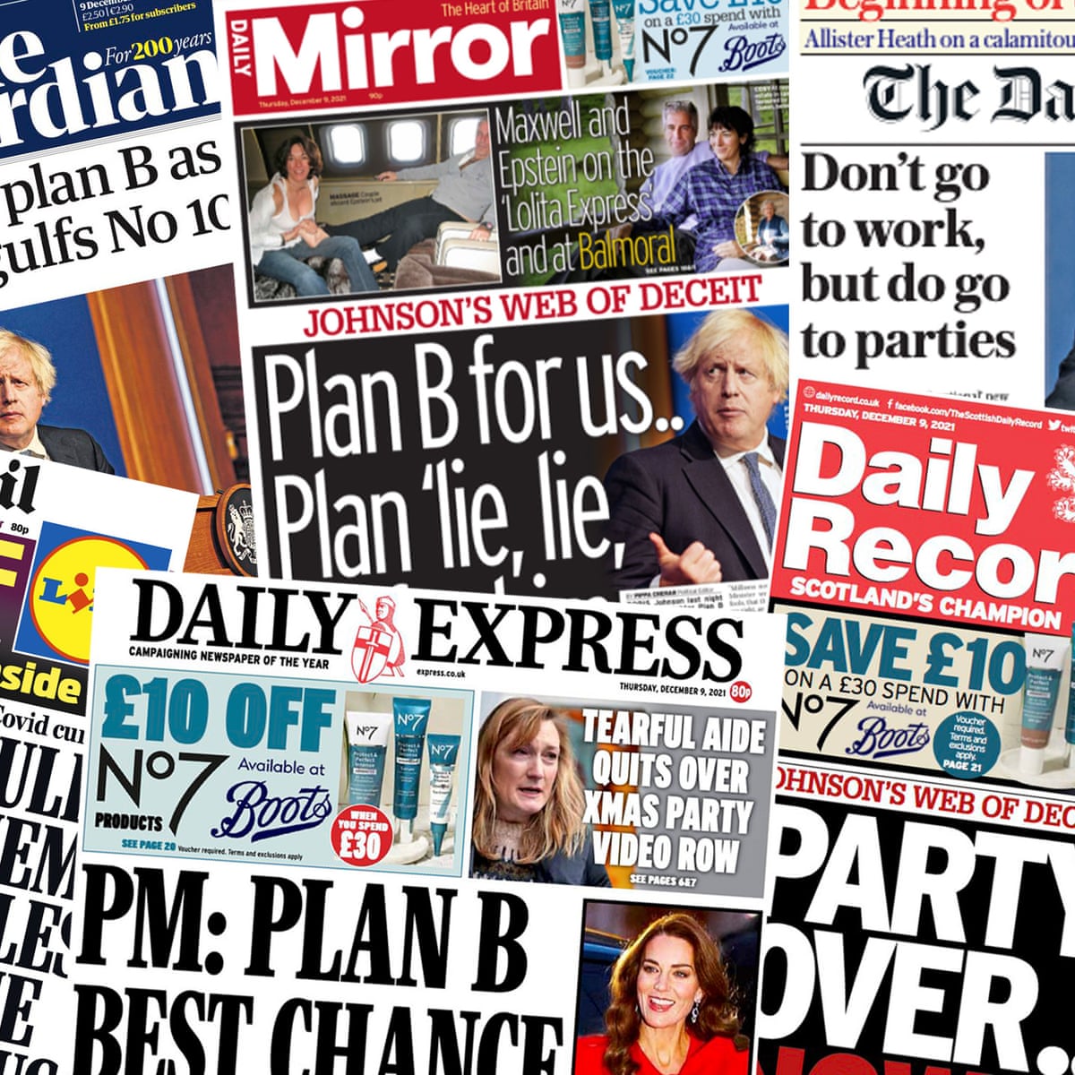 One Rule For Them Newspapers Savage Boris Johnson Over Party Scandal Politics The Guardian One Rule For Them Newspapers Savage Boris Johnson Over Party Scandal Politics The Guardian