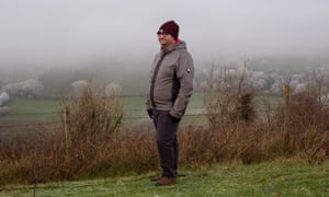 Walker Abel on Ditchling Beacon, South Downs