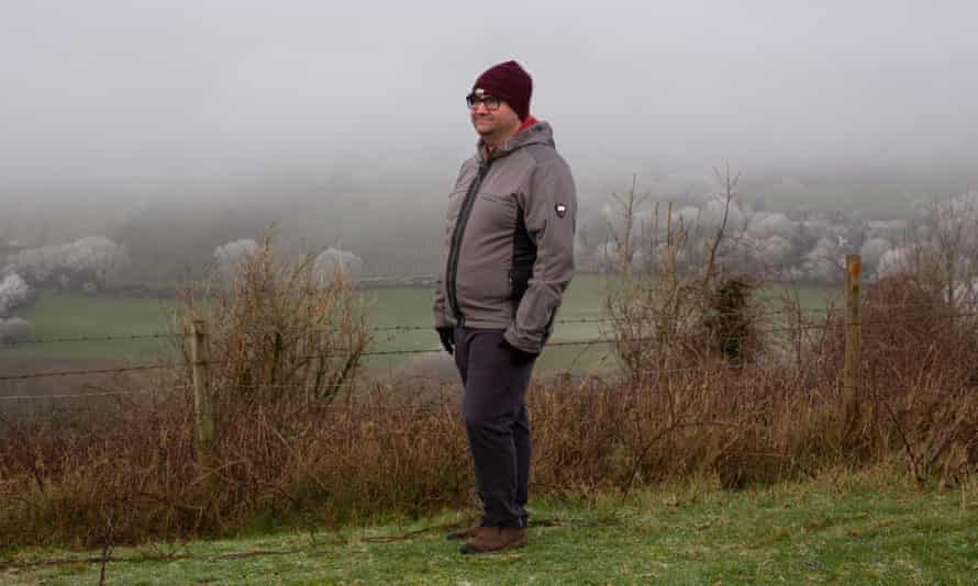 Walker Abel on Ditchling Beacon, South Downs