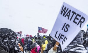 ‘Water protectors’ at Standing Rock.
      True Cos, the operator of the ruptured Belle Fourche pipeline, has
      a history of oil field-related spills. 