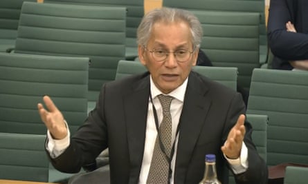 Samir Shah at a pre-appointment hearing in December. 