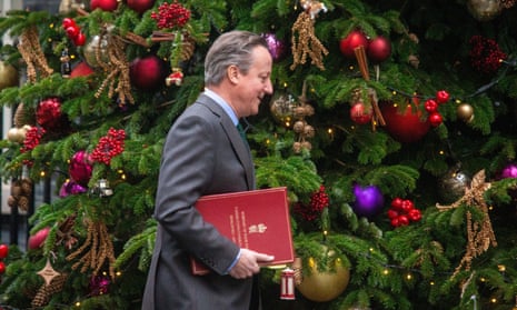 Foreign secretary David Cameron is seen in Downing Street on Tuesday for a cabinet meeting.