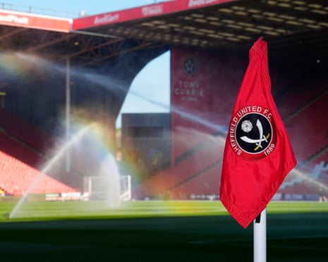 A corner flag at Bramall Lane