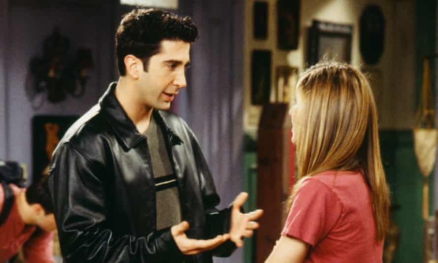 David Schwimmer and Jennifer Aniston.