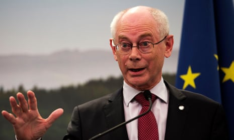 Herman Van Rompuy, the former president of the European council