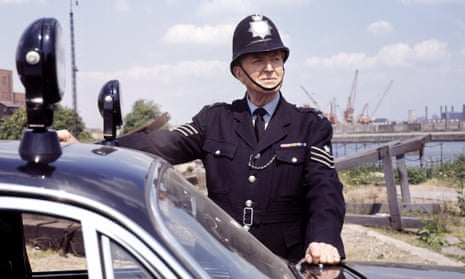 Jack Warner in the title role of Dixon of Dock Green (BBC, 1955-76).