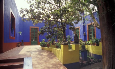 Museo Casa Azul, the Frida Kahlo Museum in Coyoacán, Mexico