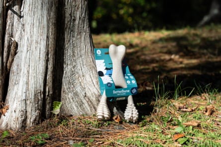 The Better Bone Soft Dog Chews shown outside